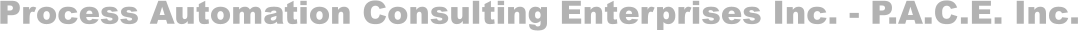 Process Automation Consulting Enterprises Inc. - P.A.C.E. Inc.