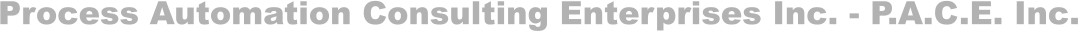 Process Automation Consulting Enterprises Inc. - P.A.C.E. Inc.